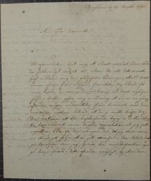 Sophie Myhrman om brevskrivarkonsten och det senaste på Rosenvik - brev 25 augusti 1826