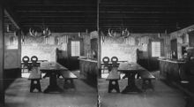 Konst och industriutställningen 1897. ""Gamla Stockholm"". Stereofotografi