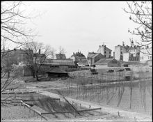 Stadens trädgård vid Götgatan västerut