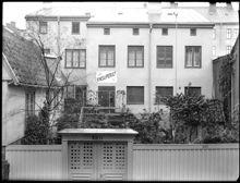 Högbergsgatan 51. Högbergsgatan 85, strax före rivning 1934