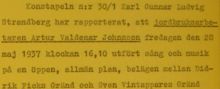Gatumusiker ertappad i Gamla stan - Polisrapport 1937