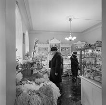 Augusta Janssons karamellfabrik har legat i hörnet Linnégatan - Styrmansgatan sedan 1893.