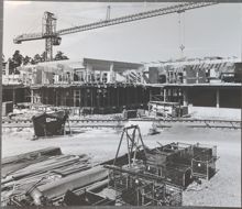 Tensta gymnasium under uppbyggnad