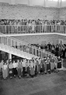 Valhallavägen 105. Statens Normalskola invigs, nuvarande Musikhögskolan