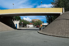 Vy från Hagstråket in mot Tenstaplan