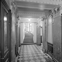 Skeppargatan 52. Interiör från entrén