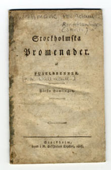 Ankomsten. Norrbro / af Fuselbrenner [pseudonym för Wallmark, Peter Adam]
