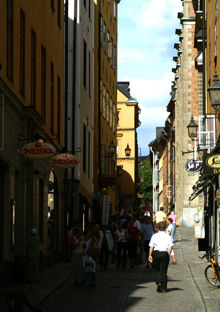 Tyska brinken sedd från Stora Nygatan