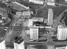 Flygfoto över Hässelby Gård år 1960