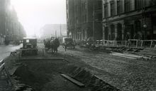 Katarinatunneln, Stensättning på Götgatan