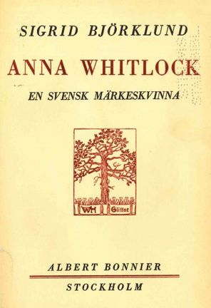 Omslagsbild Anna Whitlock