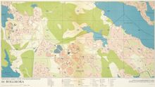 Karta "Bollmora" år 1971