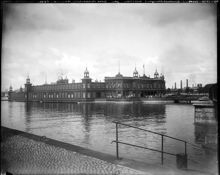 Stockholms stads bad- och siminrätting, Strömbadet från Riddarholmen