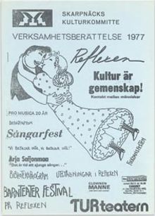 Verksamhetsberättelse, Skarpnäcks kulturkommitté 1977