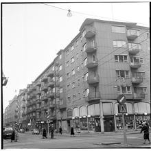 Linnégatan västerut vid Nybrogatan