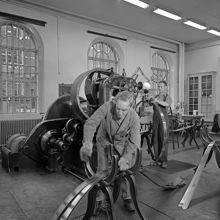Kungliga Myntet. Arbete i myntverkstaden