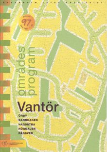 Områdesprogram för Vantör 1997
