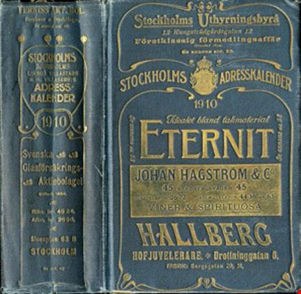 Stockholms adresskalender 1910