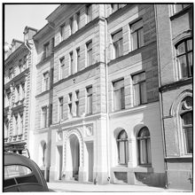 Jungfrugatan 20, gatufasaden
