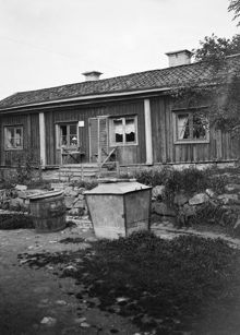 Skånegatan 108. Då kv. Barnängen Mindre, nu kv. Mineralet