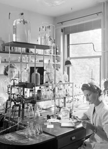 Wenner-Grensinstitutet, Norrtullsgatan 16. Laboratorium
