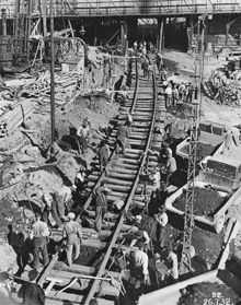 Arbeten för den nya Slussen