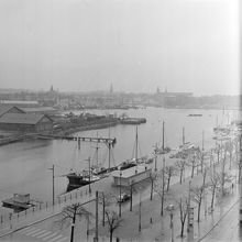 Strandvägen 49, utsikt från våning 6 tr mot Ladugårdslandsviken