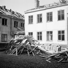 Ragvaldsgatan 13, gården vid rivning