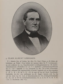 Claes Albert Lindhagen. Ledamot av stadsfullmäktige 1863-1887