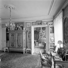 Västerlånggatan 55. Interiör från Thyra och Gustav Sjöbergs hem