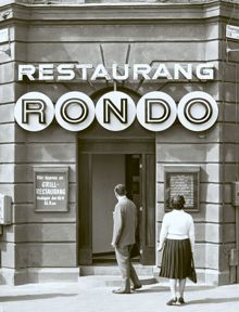 Restaurang Rondo. Exteriör, entrén.