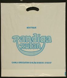 Plastkasse från Randiga Rutan, Gamla Brog. 13-15