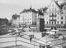 Karl Johans Torg sett mot Slussplan