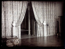 Stadshuset, draperier i Salen Tre Kronor