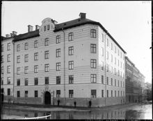 Frejgatan 29 vid hörnet av Döbelnsgatan