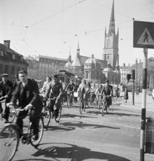 Trafikbilder från Riddarhustorget.