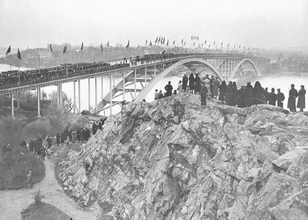 Invigningen av Västerbron