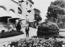 Prins Eugen på Slottsterrassen under andra världskriget