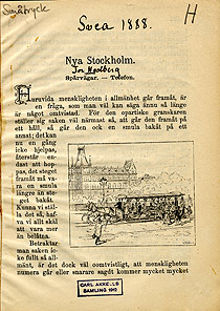 Nya Stockholm. Spårvägar. – Telefon / Tor Hedberg