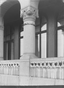 Rosenbad, balustrad