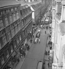 Trafik på Drottninggatan 1952