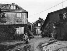Gårdsinteriör vid Östra Varvsgatan 6