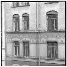 Artillerigatan 48, del av fasaden