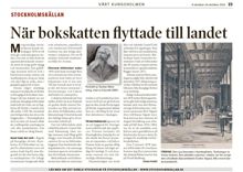 När bokskatten flyttade till landet