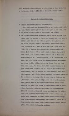Alva Myrdal – idéer om storbarnkammare 1935