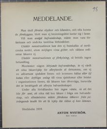 Sexualupplysningsflygblad om utebliven menstruation