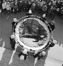 Brandkåren övar 1949