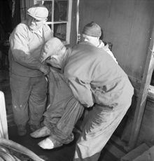 Påklädning av dykare