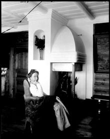 Porträtt av konstnärinnan Eva Bonnier