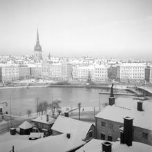 Utsikt mot Gamla Stan och Kornhamnstorg från Söder Mälarstrand